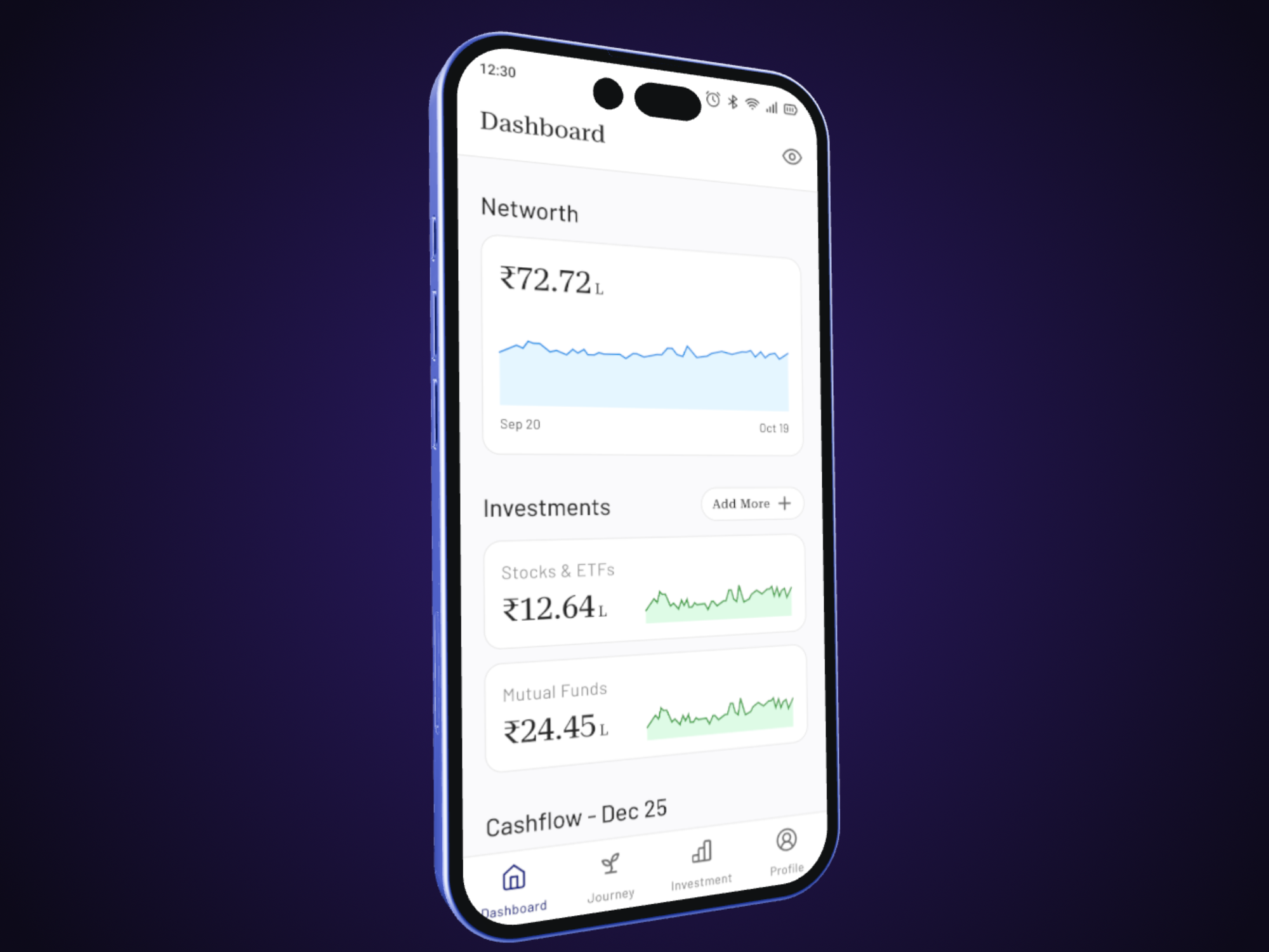 A cashflow product that hides the spreadsheet.